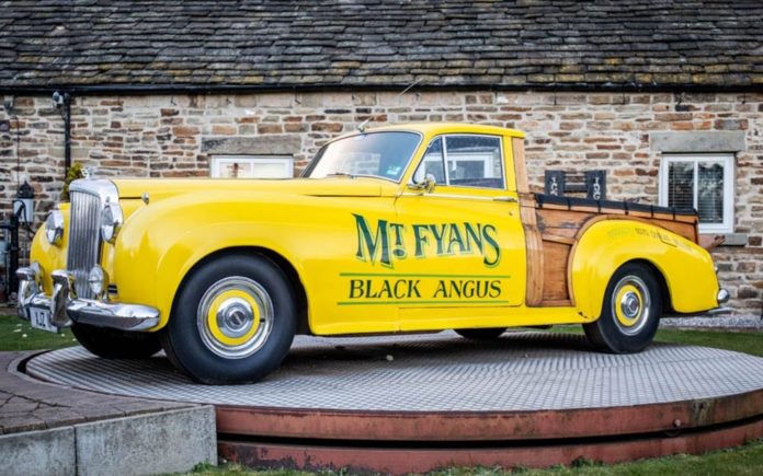 A Virile Bentley – 1956 Bentley S1 converted to a ute to be auctioned – Bentley S1 converted into “the world’s poshest pick-up” to be sold at auction; it was created for a “sperm obsessed” Aussie Earl – To be sold by Silverstone Auctions at Heythrop Park in Oxfordshire on 11th May with an estimate of £25,000 to £30,000 ($32,400 to $38,900, €28,800 to €34,600 or درهم119,000 to درهم143