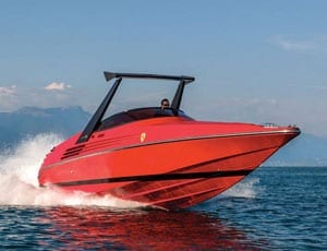 A red Riva – 1990 Ferrari Riva boat for auction – RM Sotheby’s, Monaco, 14th May 2016