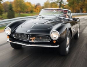 A rare roadster – 1959 BMW 507 Roadster Series II – RM Sotheby’s Driven by Disruption sale, 10th December 2015, New York – £1.5 million to £1.7 million ($2.3 million to $2.6 million, €2.1 million to €2.4 million)