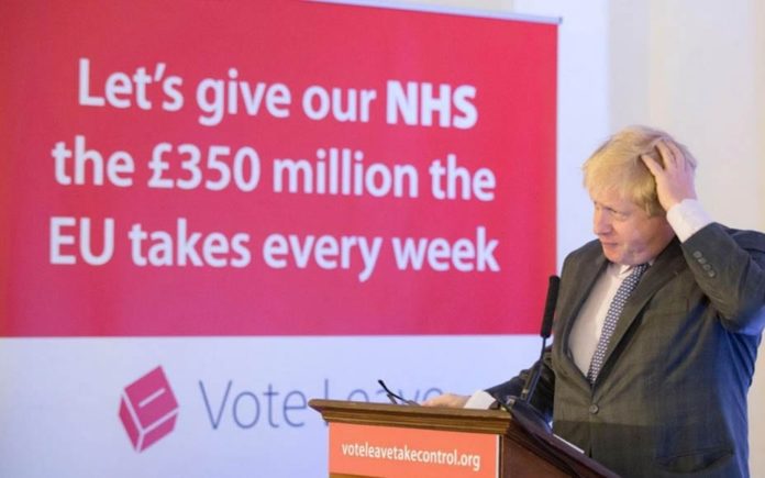 Bojo’s Decline – Boris Johnson reminded of the lie he presented again and again