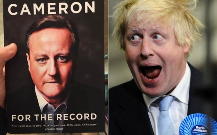 All That’s Certain About Boris and Dave – Death, taxes and Boris Johnson find themselves united whilst the dust jacket of David Cameron’s ‘For The Record’ gets pilloried – There’s nothing certain in life other than death and taxes” becomes There’s nothing certain in life other than death, taxes and Boris Johnson losing votes.”