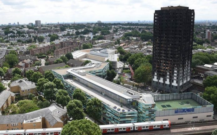 Grim Grenfell – Matthew Steeples suggests the giant coffin and stain on government that is the Grenfell Tower should be demolished immediately.