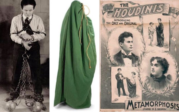 Five of the Best – Bonhams’ Gentleman’s Library Sale – Harry Houdini’s escape prop sack to be sold alongside all manner of other unusual items on Valentine’s Day, 14th February 2017, at their Knightsbridge, London saleroom.