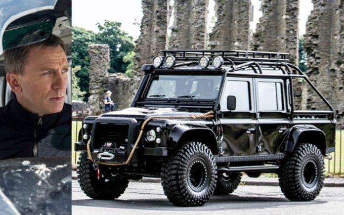 A Spectre of a Landy – Villain’s 2014 Land Rover Defender SVX used in 2015 James Bond film ‘Spectre’ to be auctioned in London on 6th September 2017 without reserve by RM Sotheby’s.