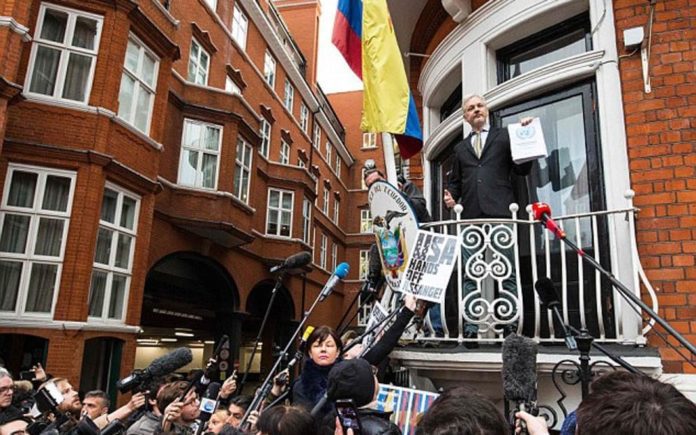No Sun for Assange – Julian Assange ought to be arrested immediately – Julian Assange should be arrested the minute he leaves the Ecuadorian Embassy suggests Matthew Steeples.