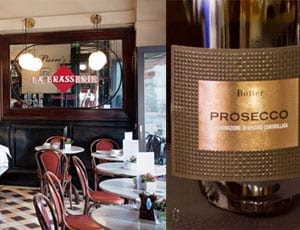 La Brasserie to offer complimentary prosecco on the evening of 2nd September