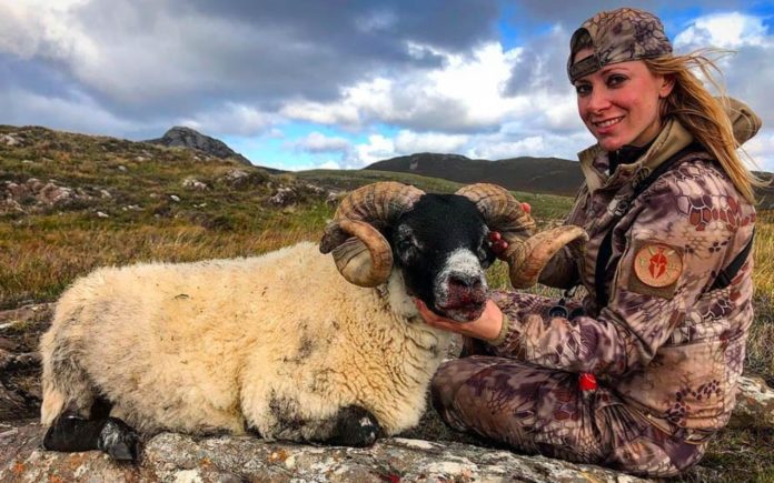 Moron of the Moment – Goat and sheep shooter Larysa Switylik – Goat, peacock and sheep killer Larysa Switylik is an evil, disgrace; she even posed next to one of her ‘victims’ with a sex toy.