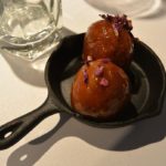 Lokma-doughnuts-with-spiced-chicken-liver-parfait