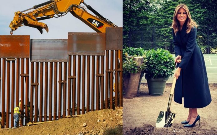 A Trump Hole – Why was Melania Trump digging holes at the White House? In sharing images of herself digging a hole yesterday, Melania Trump gave rise to theories about what she was really upto.
