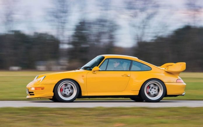 Clocking a Porsche – 1993 Porsche 911 Carrera RSR with 6.2 miles on the clock to be auctioned by RM Sotheby’s at their Villa Erba sale on Saturday 27th May 2017 – £1.7 million to £1.9 million ($2.2 million to $2.4 million, €2 million to €2.2 million or درهم8 million to درهم8.8 million)
