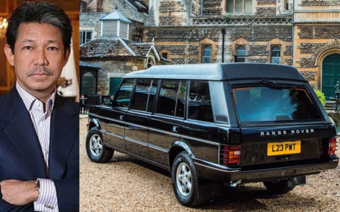 A Romping Royal Range Rover – 1994 ex-Prince Jefri Range Rover limo – Range Rover limousine originally used by the sex mad Prince Jefri Bolkiah of Brunei for sale for 94% less than its original £323,000 cost – For sale at Silverstone Auctions NEC Classic Motor Show 2019 sale in Birmingham on Saturday 9th November 2019 with an estimate of £18,000 to £24,000 ($23,100 to $30,700, €20,900 to €27,800 or درهم84,700 to درهم112,900).
