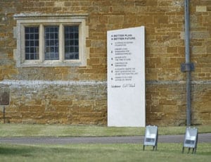 Return of the Ed - Ed Stone resurfaces on Leicestershire estate of Carphone Warehouse co-founder David Ross