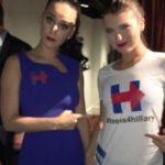 Teen-labour-Maya-Henry-posed-with-Kay-Perry-wearing-a-teensforHillary-tshirt-last-week