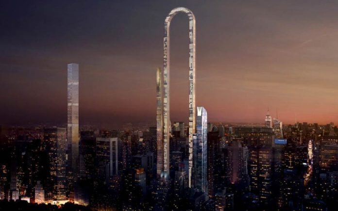 The Big Bend – U-shaped skyscraper by Oiio proposed in Manhattan – Billionaire living in New York might take a U-turn if a proposed skyscraper named the ‘Big Bend’ becomes reality