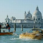 The-wooden-Ferrari-boat-fits-in-perfectly-in-Venice