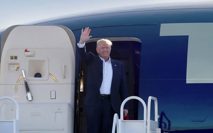 Travel with Trump – Win time with Donald Trump on his plane