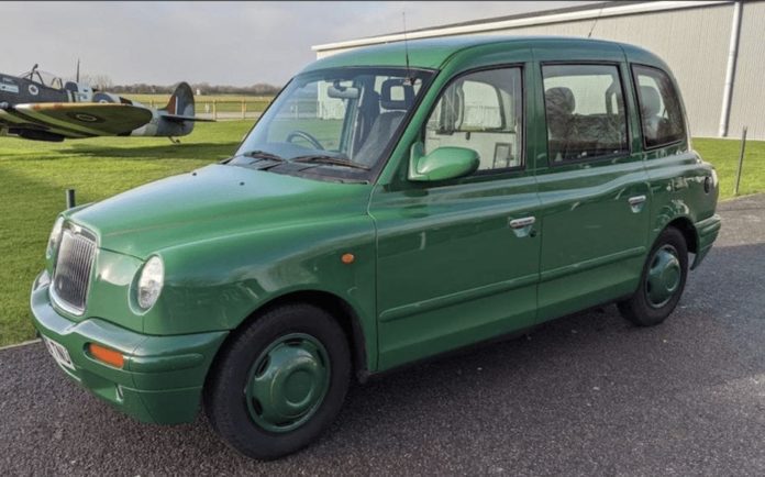 A Meterless Cab – 2006 London Taxi International TXII Gold to be auctioned by Bonhams at their online Bicester sale on 30th May 2020 with an estimate of £12,000 to £18,000 ($14,700 to $22,000, €13,600 to €20,400 or درهم53,900 to درهم80,900) – Black cab that has never carried a paying passenger to be auctioned; originally owned by construction giants Sir Robert McAlpine Ltd.