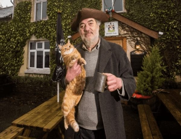 Steve Cotten (AKA ‘Britain’s Grumpiest Landlord’) – The Politmore Arms, Yarde Down, South Molton, Devon, EX36 3HA – Alongside a cat named ‘Frederick Albert Hitler’ as barman, landlord of the “maddest pub in Britain” Steve Cotten is certainly eccentric.