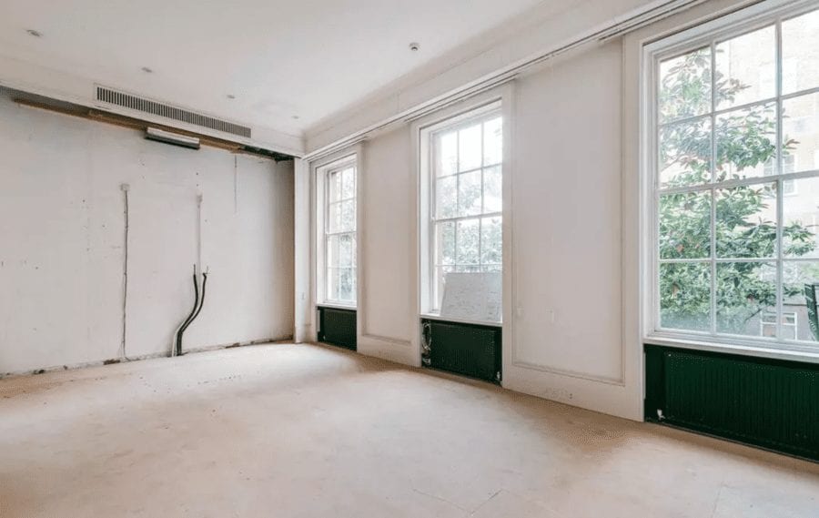 An Eaton Mess – £22.5m for unrenovated 80 Eaton Square, SW1 – Eaton Square apartment for sale for £22.5 million through Chestertons in spite of needing complete renovation; Flats A & C, 80 Eaton Square, Belgravia, London, SW1W 9AP, United Kingdom are listed at a price 25% cheaper than it was five years earlier when it was priced at £30 million through Savills.