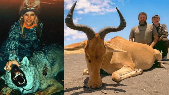 Monster of the Moment – Larysa Switlyk kills wolf and Coke’s hartebeest – Massacring monster Larysa Switlyk boasts about killing an endangered Coke’s hartebeest and a wolf also; she shares such for personal profit and frankly Instagram should be ashamed of itself for enabling her.