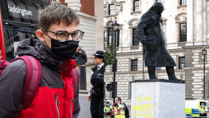 Moron of the Moment – Benjamin Clark – Extinction Rebellion activist Benjamin Clark deserved more than a fine for painting the word “racist” on a statue of Churchill.