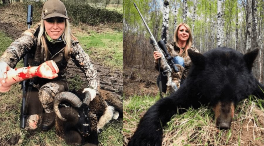 United in Abuse – Abusers Kimberly Guilfoyle and Larysa Switlyk – As Kimberly Guilfoyle faces allegations that she sexually harassed a staff member at Fox News, we remind readers of her association with the bear killing queen of animal abuse Larysa Switlyk.