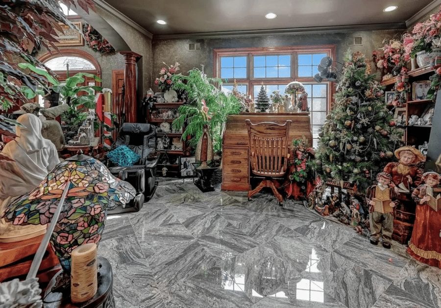 The World’s Worst McMansion - It’s So Bad, It’s Good – New Jersey ‘McMansion’ complete with Flintstone-esque pebbled bathrooms and gaudy grottos goes on sale for £1.65 million; it’s so bad, it’s good – 1 Rivers Edge Drive, Colts Neck, Monmouth, New Jersey, NJ 07722, United States of America for sale for £1.65 million ($2,199,999, €1.86 million or درهم8.08 million) with Robert DeFalco Realty Inc.