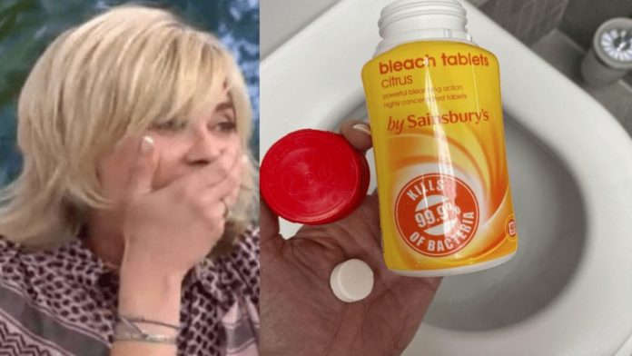 Anth’ Swings Back To The Bog – Anthea Turner on bleach in bathrooms – Anthea Turner’s decision to talk about how she doesn’t like seeing bleach in a bathroom confirms her desperation for any kind of publicity; shouldn’t she just bog off?