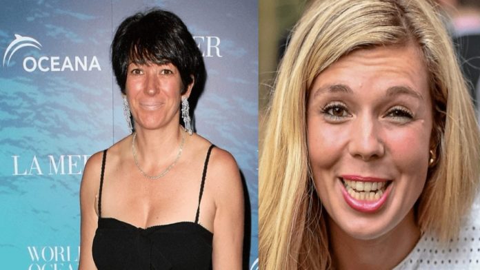 The Calamities Carrie On – Carrie Symonds & Ghislaine Maxwell – Ghislaine Maxwell was involved in the charity Carrie Symonds works for; Dominic Cummings’ nemesis also has an ex-lover named Oliver Haiste (also spelt ‘Haste’) with links to Russia and the far right, racist Traditional Britain Group.