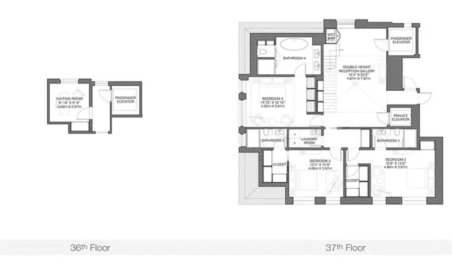 Steeply Priced Roof Space Slashed – Space to create The Penthouse, Hampshire House, 150 Central Park South, Manhattan, New York, NY 10019, United States of America heads to auction with no reserve after failing to sell for £30.3 million ($40 million, €33.8 million or درهم146.9 million) through Concierge Auctions.