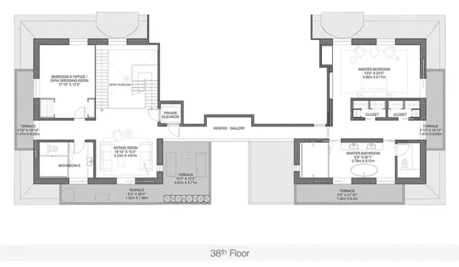 Steeply Priced Roof Space Slashed – Space to create The Penthouse, Hampshire House, 150 Central Park South, Manhattan, New York, NY 10019, United States of America heads to auction with no reserve after failing to sell for £30.3 million ($40 million, €33.8 million or درهم146.9 million) through Concierge Auctions.