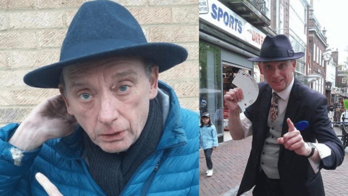 Wally of the Week – Magician Mike Alan gets his coat savaged in M&S – “International magician” Mike Alan goes mental with a cucumber after alleging a “razor sharp” M&S shelf “savaged” his coat and left him “looking like a snowman.”