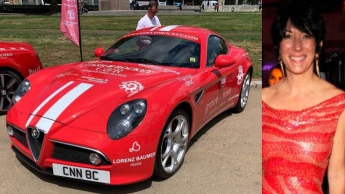 Cash & Rocket & Trafficking 2021 – Ghislaine Maxwell rallying – As alleged underage girl trafficker Ghislaine Maxwell’s brother bigs her up to the American media, Julie Brangstrup, the woman who organised the 2019 Cash & Rocket car rally the mucky madam joined in on unbelievably announces she’s fundraising for trafficked women.