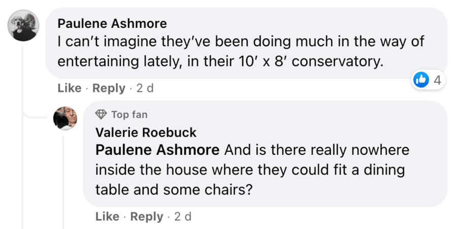 Wallies of the Week – Martin and Lesley Kipling – Aston Martin driving company director named Mr Kipling appeals to Prince Charles for “clemency” for UPVC conservatory added without planning permission to his Grade II listed home that John Profumo fled to in 1963; he doesn’t want to return to “lap tray suppers.”