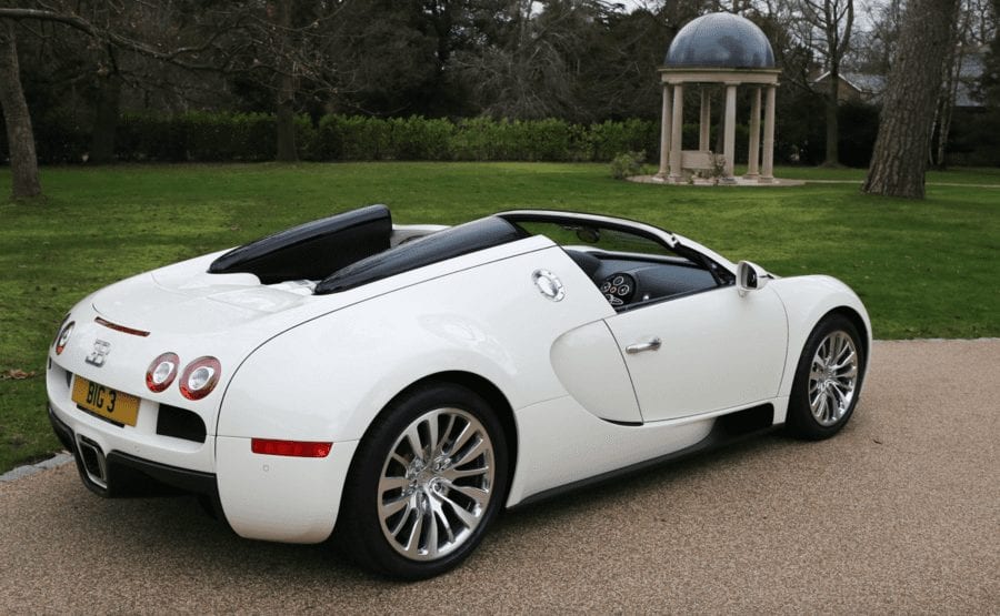 A BIG Bugatti – £1.55m for 2013 Bugatti Veyron Grand Sport – Theodora Ong lusts after a 2013 Bugatti Veyron Grand Sport that currently sports the registration plate ‘BIG 3’ – For sale through Graeme Hunt for £1.55 million ($2.14 million, €1.79 million or درهم7.88 million).