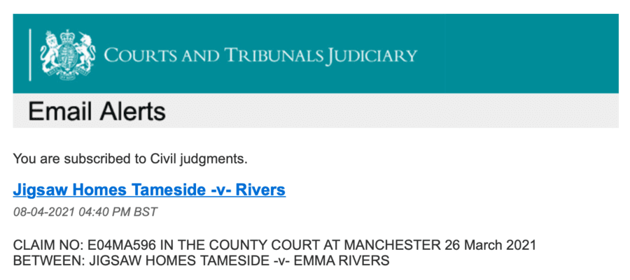 Courting Expletives 2021 – Emma Rivers v Jigsaw Homes Tameside – Extraordinary official civil judgment from the County Court at Manchester packed with expletives sums up the state of once Great Britain; one is simply left wondering if potty mouthed Emma Rivers was trained by the creosoted napkin slapper Dawn Ward.