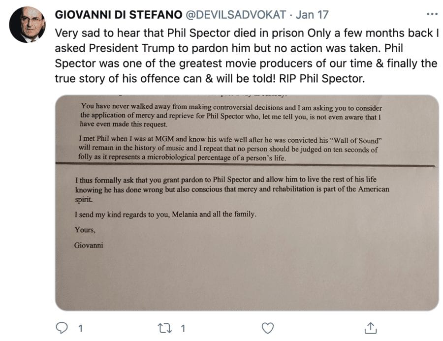 The Devil’s Advocate Is Back 2022 – Giovanni Di Stefano – ‘The Devil’s Advocate’ Giovanni Di Stefano’s life is set to be made into a film following his forthcoming release from jail (and deportation from Britain) by Jim Sheridan. Working title: ‘The Devil’s Advocate – How to Win Fiends and Influence Despots.’