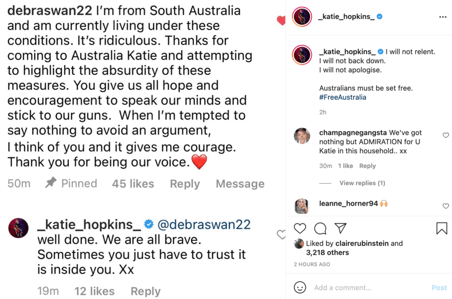 Katie Hopkins Instagram