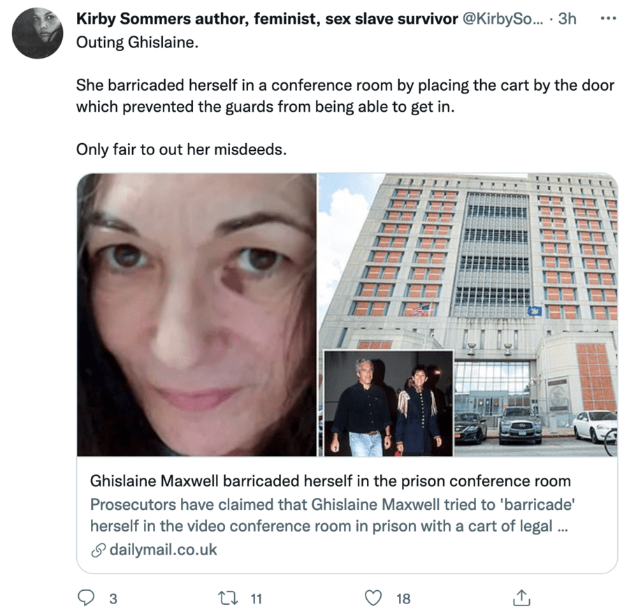 Kirby Sommers tweet