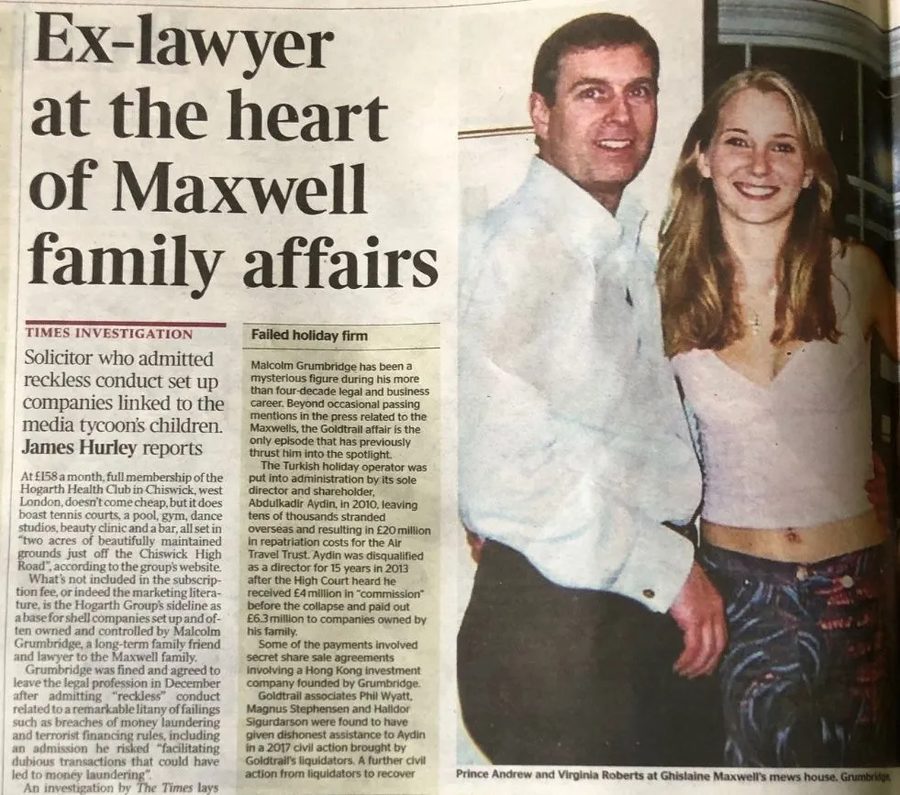 Times Maxwell family investigation