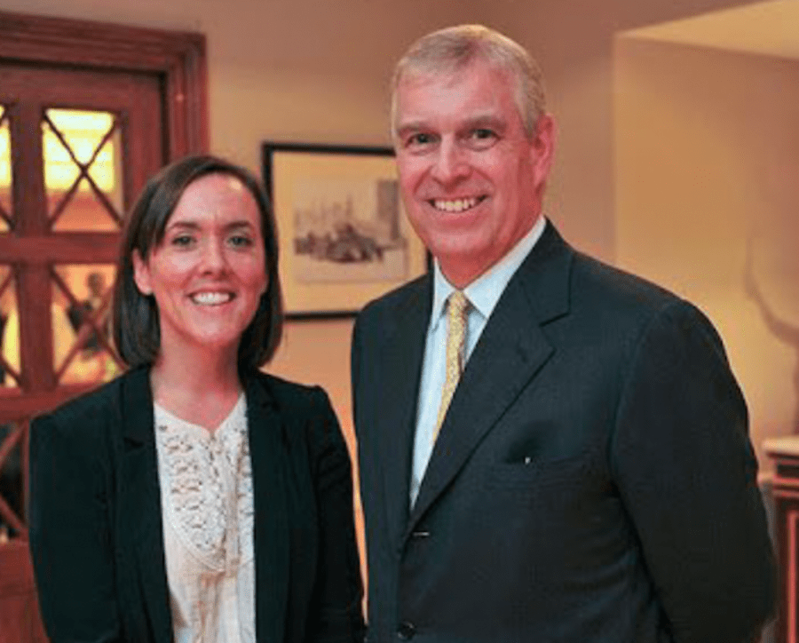 Camilla Tominey with Prince Andrew
