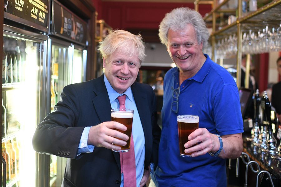 Tim Martin Boris Johnson