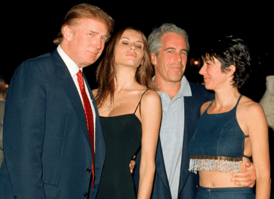 Donald Trump Melania Trump Jeffrey Epstein Ghislaine Maxwell