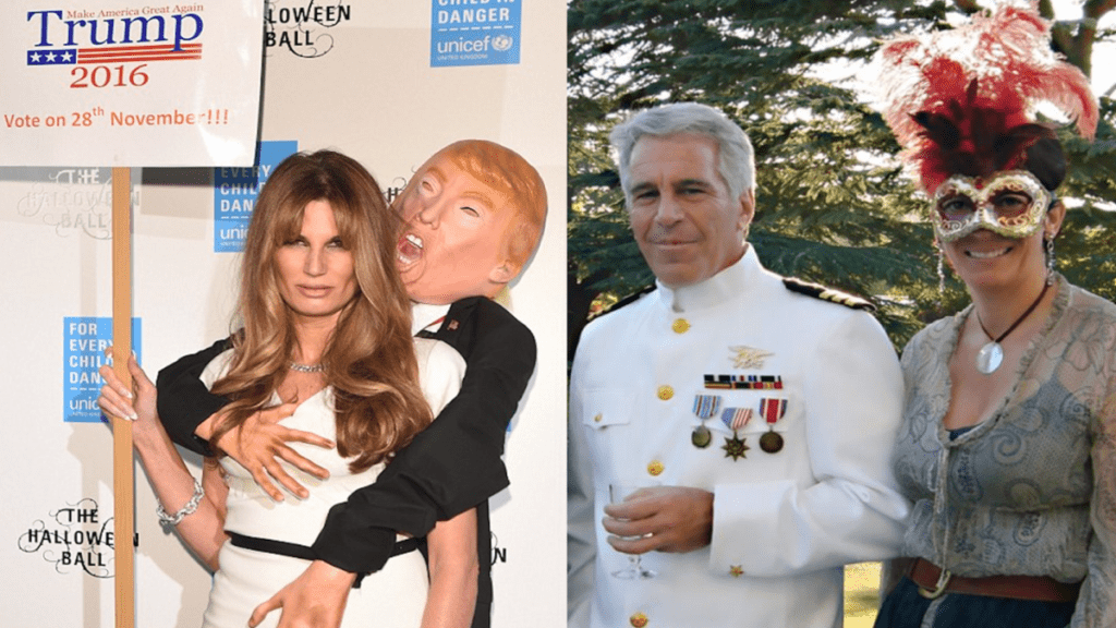 Rapunzel Melania Trump Ghislaine Maxwell Jeffrey Epstein 1