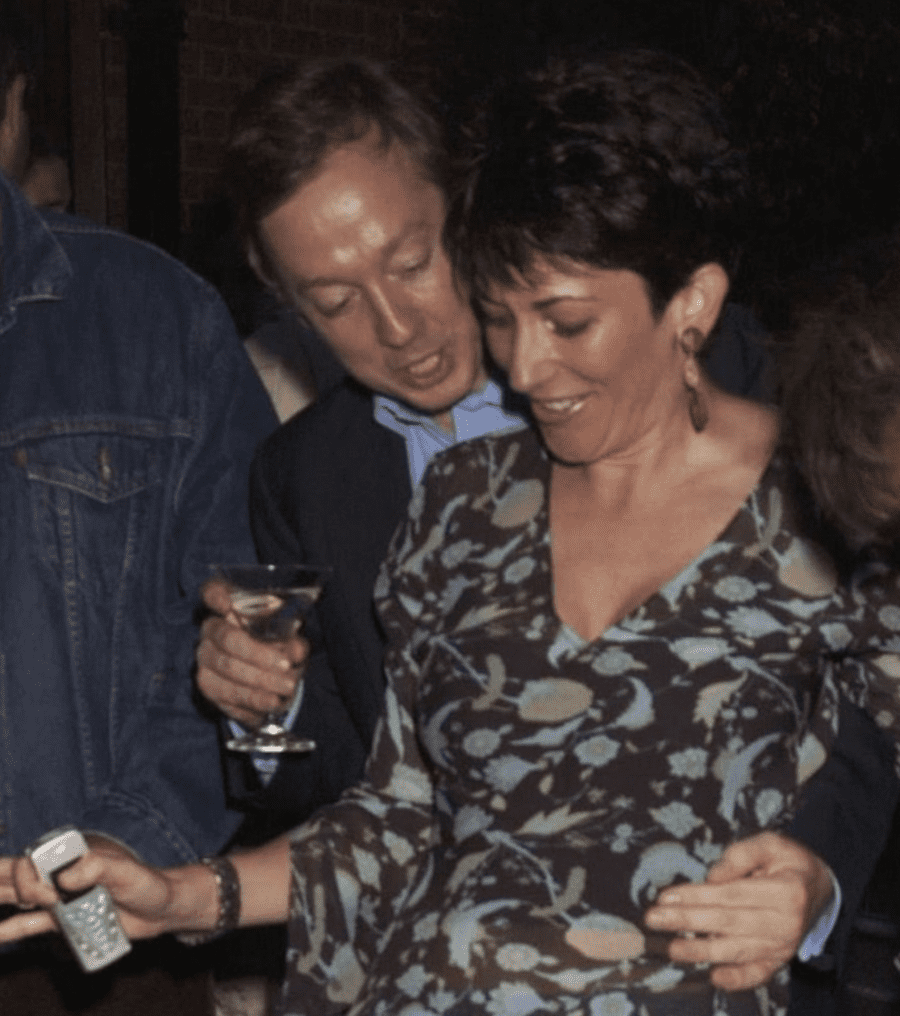 Ghislaine Maxwell Geordie Greig gyrating