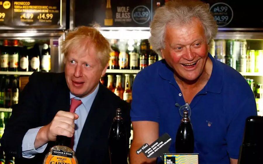 Boris Johnson Tim Martin Wetherspoons