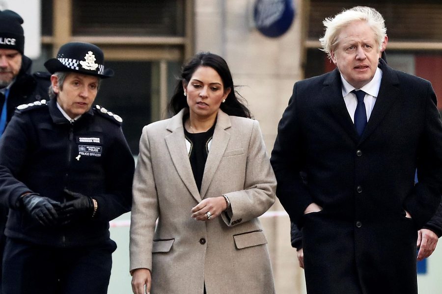 Dame Cressida Dick Priti Patel Boris Johnson