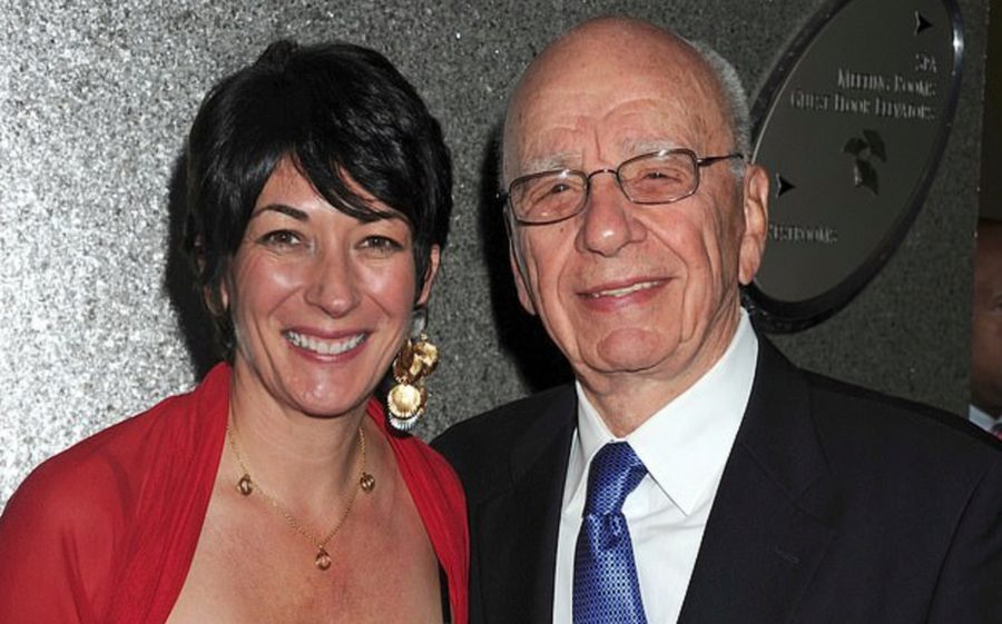 Ghislaine Maxwell and Rupert Murdoch