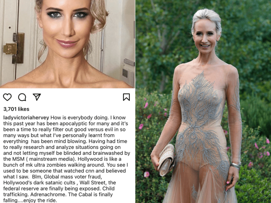 Lady Victoria Hervey Hollywood nonsense