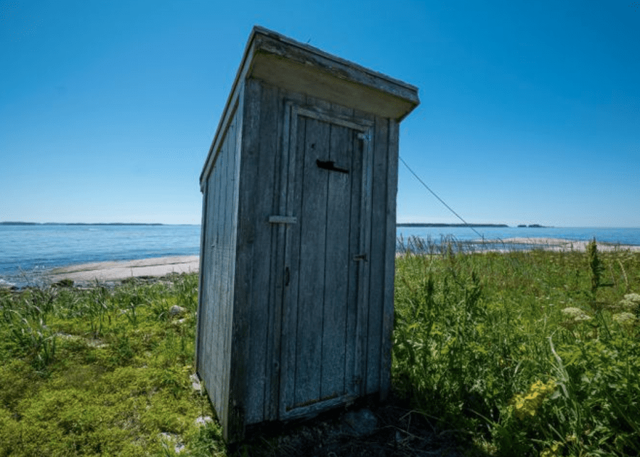 Lavatory Ducks Ledges Island